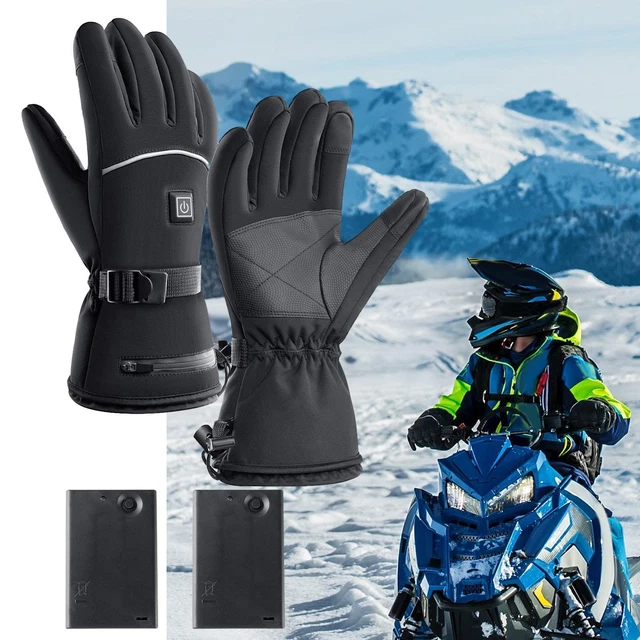 2x gants chauffants gants chauds électriques haut de gamme pour le sport de