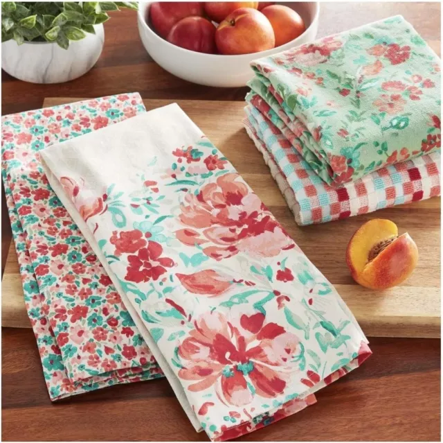 The Pioneer Woman Spring Floral Kitchen Towel, Multicolor, 16W x