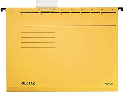 Leitz Esselte-leitz ösenhefter 1/2 avant kfm dossiers a4–carton recyclé-jaune Jaune 