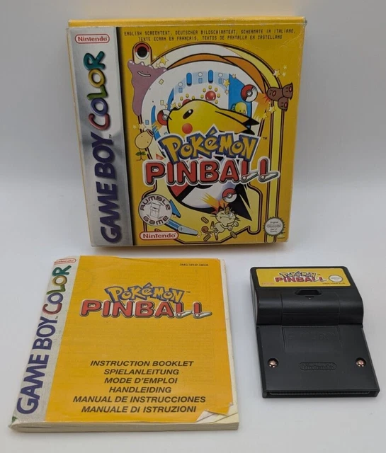 Notice/manuel Pokémon Pinball Game Boy Color FR - Boîte Et Instructions Uniquement, Pas De Jeu