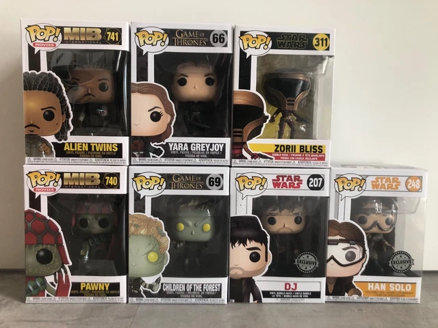 Funko POP! 7 Figuren Sammlung MIB, Game of Thrones, Star Wars