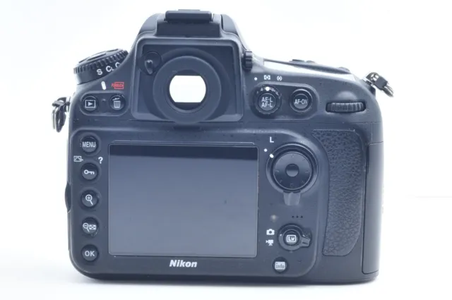 44000 Shots Nikon D800 36.3MP Digital SLR Camera Black Body From JAPAN 6