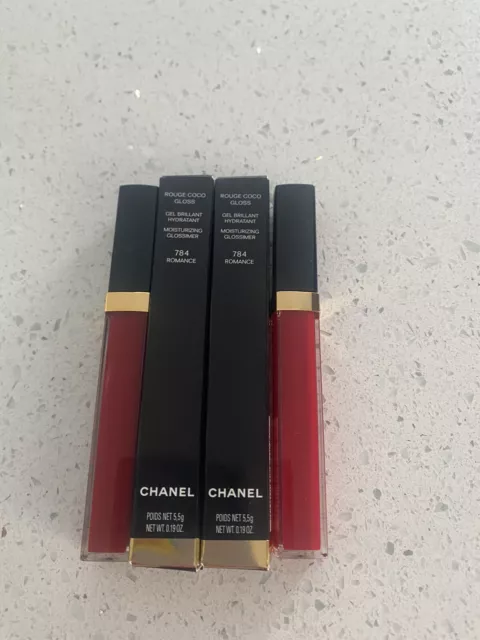 CHANEL ROUGE COCO Gloss 812 Flaming Lips Glossimer New Boxed