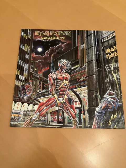 Iron Maiden - Somewhere In Time - Vinyl LP U..K. 1991 Reissue NM