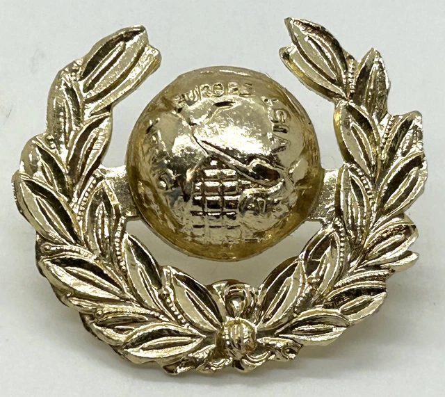Genuine British Army Royal Welsh Regiment No1 Mess Collar Badges – Pair, Unissued