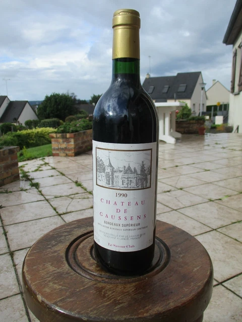       chateau de gaussens 1990 bordeaux superieur