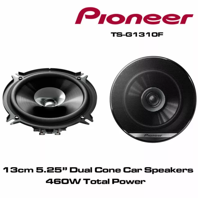 Pioneer TS-G1310 Dual Cone 13cm 5.25" Car Coaxial Speakers 460W Total Power