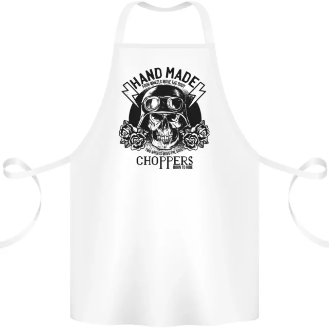 Handmade Choppers Biker Motorcycle Bike Cotton Apron 100% Organic
