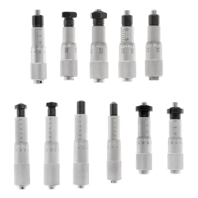 MICROMETER HEAD MEASURING Gauge Round Needle Type With Nut £9.35 ...