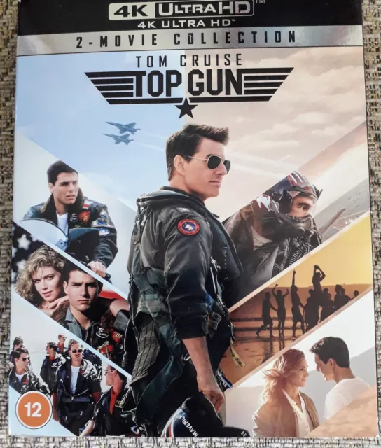 Tom Cruise - Top Gun/Top Gun: Maverick - 4K UHD Blu-ray - Brand New Sealed