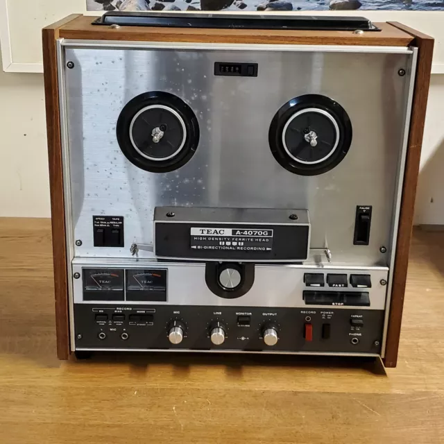 VINTAGE TEAC A-3440 Reel To Reel Tape Deck Recorder Powers On Working  *Read* £329.46 - PicClick UK