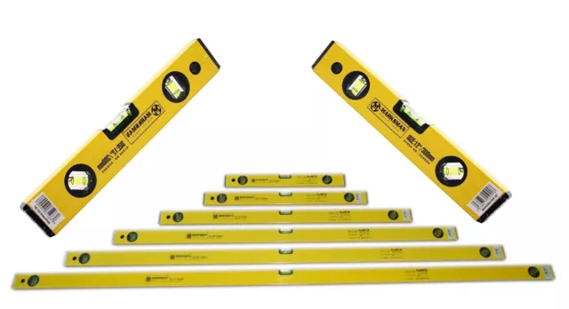 Spirit Level Heavy Duty Trade Tool Builders & DIY Aluminium Many Sizes 1.2mm