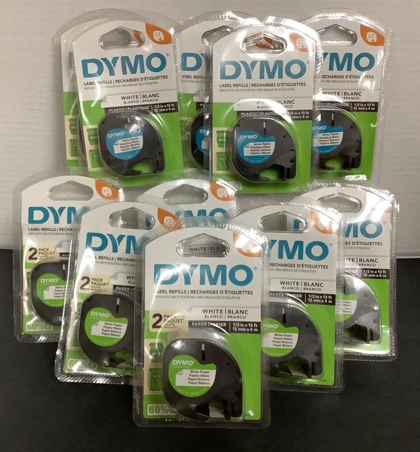 11 packs Genuine DYMO LT Assortment Label Refills 91331  & 10697