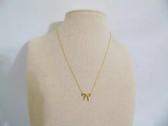 Giani Bernini 18k Gold Over Sterling Silver Bow Pendant Necklace HH494 $90