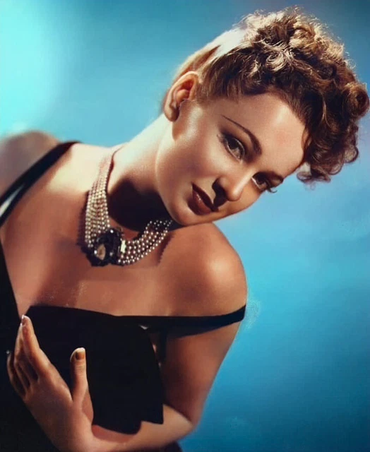 Olivia DeHavilland Publicity Photo Colorized Re-Print  4x6