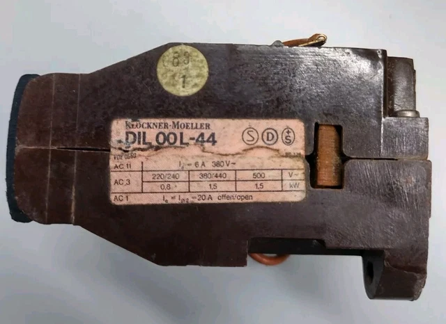 Klöckner Moeller DIL00L-22 220/240V - Universal-Hilfschütz - Günstige Industrieersatzteile, 25,20 Klöckner Moeller DIL00L-22 220/240V - Universal-Hilfschütz - Günstige Industrieersatzteile, 25,20