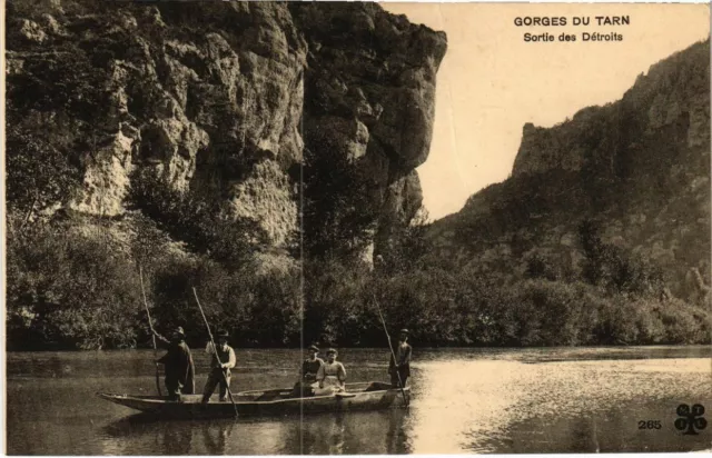 CPA Gorges du Tarn - Sortie des Detroits (107990)