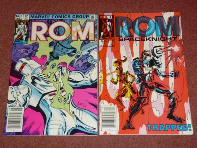 ROM lot:  12 issues between #s 42 - 74, Annual #s 1, 2  (Marvel, 1982-1986)