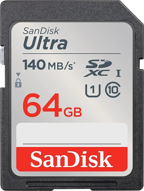 Tarjeta de memoria Sandisk Ultra 64 GB SDXC UHS-I CLASE 10