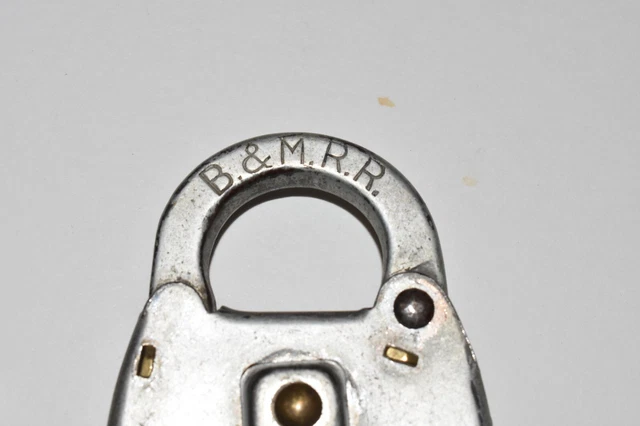 Boston and Maine Railroad Padlock WORKING OBSOLETE 3