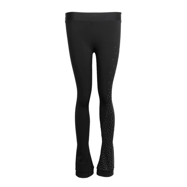 Pantalons longs de pratique de patinage artistique pour femmes, legging, 2