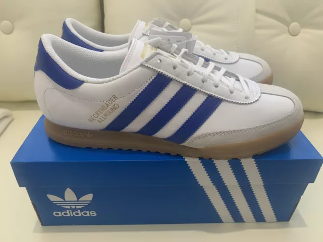 Adidas beckenbauer allround white blue clearance