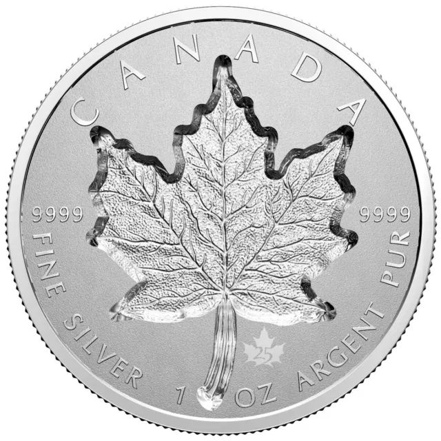 2021 Canada $20 Pure Silver Coin - Super Incuse 1 oz. Silver Maple Leaf