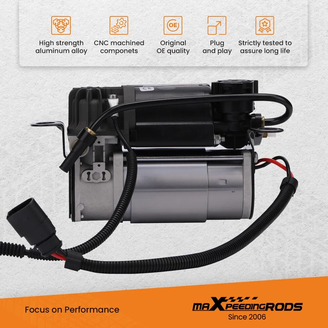 COMPRESSEUR SUSPENSION PNEUMATIQUE D'Air Audi A8 S8 4H 4H0616005C