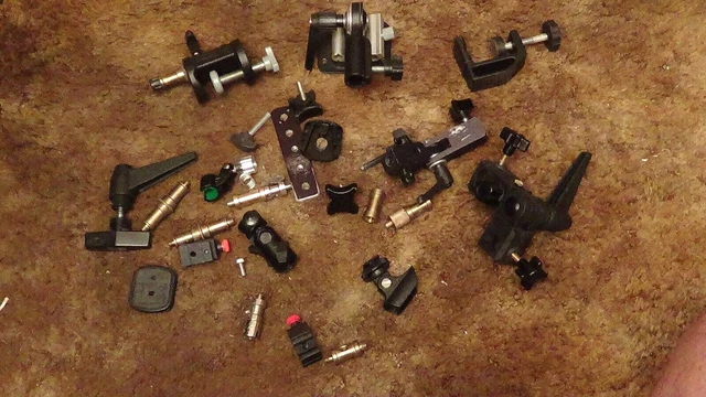 Photo Umbrella Misc. Light Clamps (Lot)