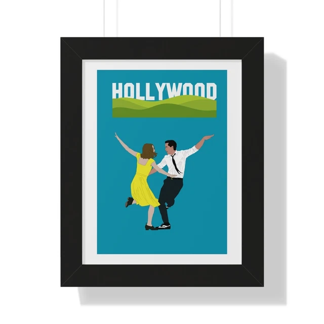 Póster vertical enmarcado de Hollywood Los Ángeles -