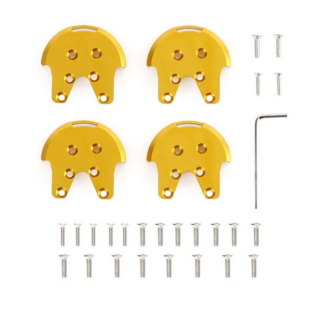 4Pcs CNC Metal Motor Mount Base Protective Plate For DJI Phantom 3 /2 Drone RC