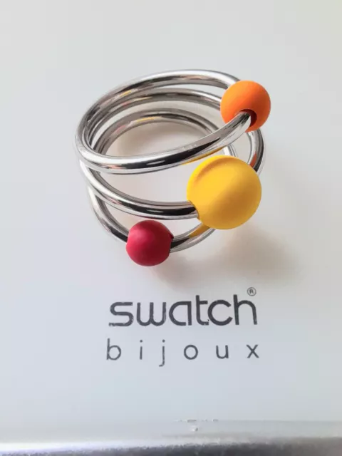 Swatch Bijoux Jewelry: Ring " Rumbasoul " (JRO005) Orange New/Top-Rarität