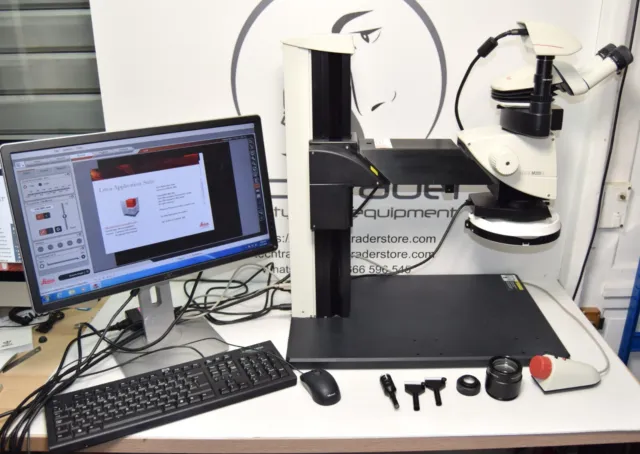 Microscope Stereo Leica M205C avec caméra DFC450 et PC avec logiciel Leica