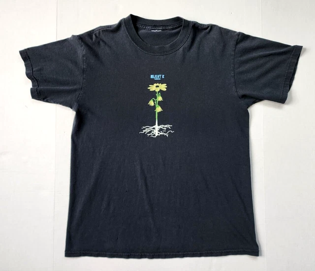 Vintage Relient K Mmhmm Album Shirt Mens Large Y2K Flower Band Tee Emo FLAWS*