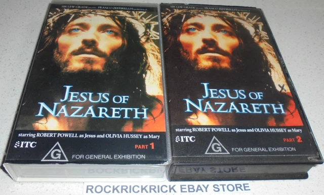 JESUS OF NAZARETH Part 1 & Part 2 Vhs Tape (James Earl Jones,Ernest ...