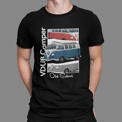 T-shirt classica splity VDub Camper T1, auto classica retrò, regalo papà, vecchia scuola