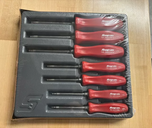 Snap On 7pc Torx Screwdriver Set SDDTX70A