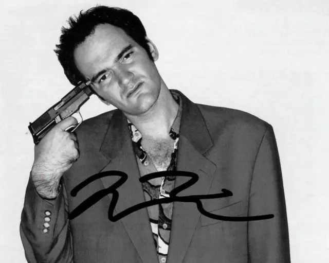 Quentin Tarantino SIGNED AUTOGRAPHED 10" X 8" REPRODUCTION PHOTO PRINT