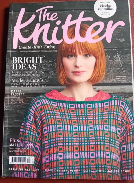The Knitter magazine issue 163, Viveka Velupillai ladies knits, excellent unused