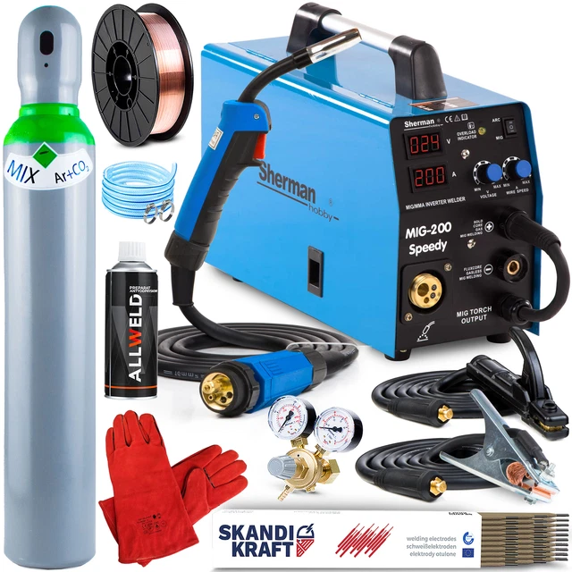 MIG MAG Schutzgas Schweissgerät 160 Ampere FLUX Fülldraht (Gebraucht) In Hundwil Für CHF 269.9 - Foto 2