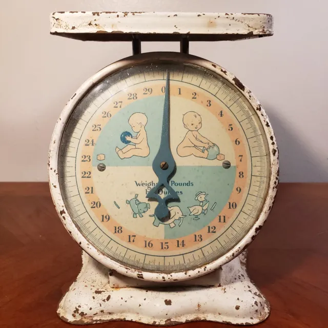 Mid-Century Nursery Baby Weighing Scale
