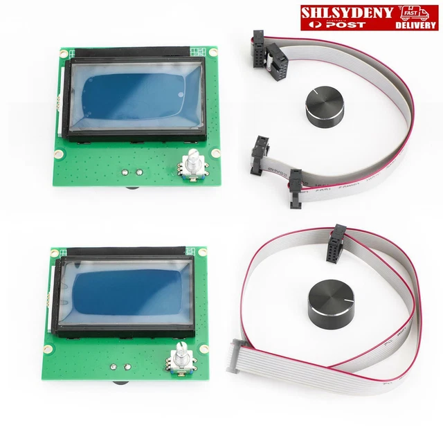 3"*2" LCD Screen+Cable Controller Ramps Display for CR-10S 3D Ender-3 / 3s / Pro
