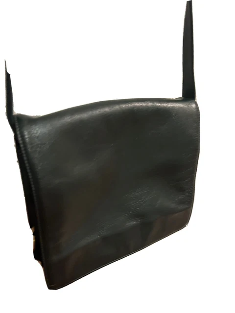 Perlina New York Green Leather shoulder crossbody purse bag