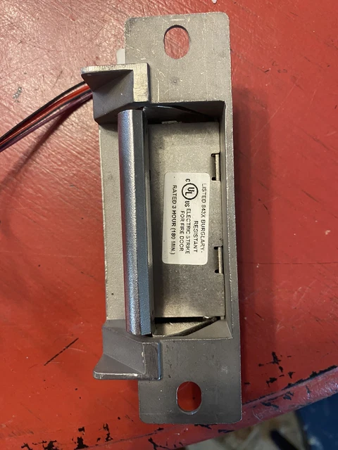 HES 4500C-12/24-630 Electric Strike,SS,12/24VAC/DC,4-7/8 Used.