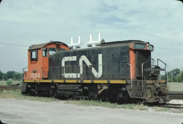 CN Canadian National ED SW1200RS Kodachrome original Kodak Slide