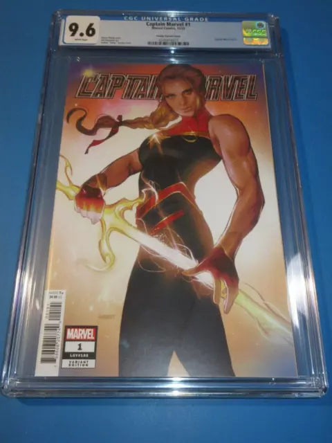 Captain Marvel #1 Swaby variant CGC 9.6 NM+ Gorgeous Gem Wow