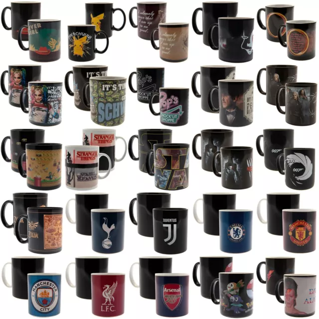 Heat Colour Changing Magic Mug Official Merch Cup Black Tea Coffee Gift