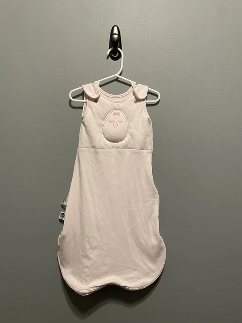 Saco de Dormir Zen ROSA FRIJOL 0-6M Clásico Portátil Manta Suavemente Pesada