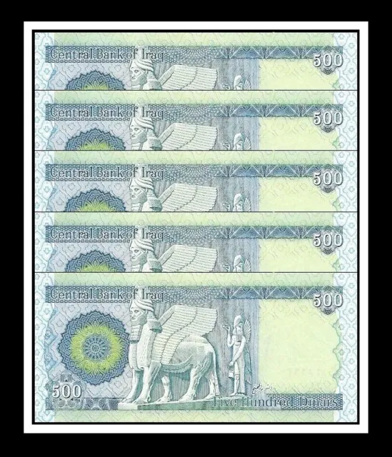 Iraqi Dinar - 20 X 500 Dinar Notes Uncirculated - Wholesale / Resale
