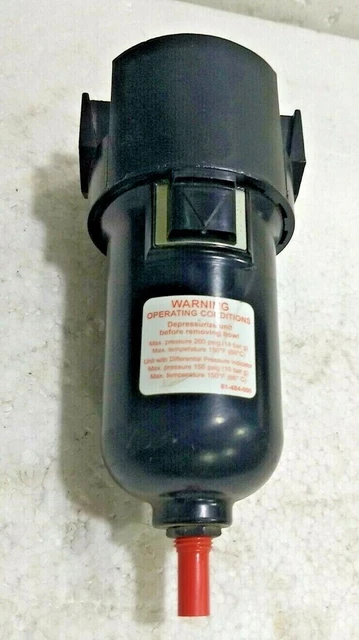 Wilkerson WSA-04-FMO Pneumatic Condensate Separator 1/2" NPT, 50 CFM 200 PSI Max